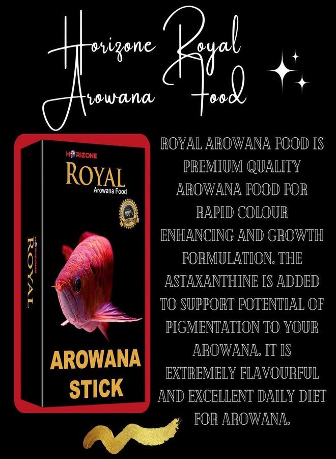 VAYINATO Horizone Royal Arowana Stick Fish Food, 100G - Image 2